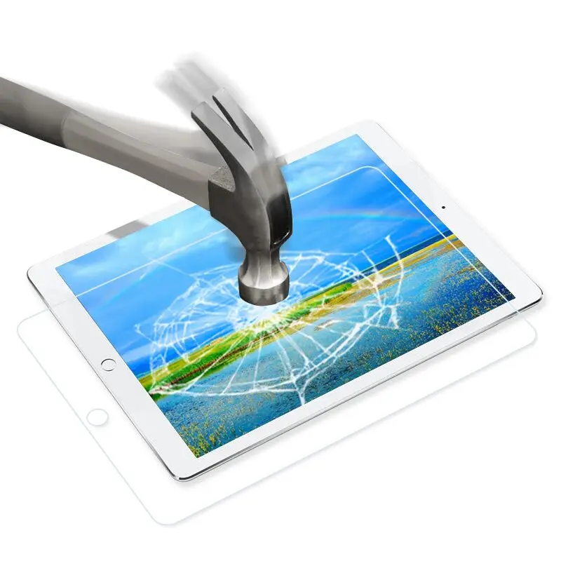 1 шт закаленное стекло для iPad Mini 1 2 3 4 5 Защитная пленка для экрана для iPad 2/3/4 Air 1 2 Pro 9,7 дюймов с чистым комплектом