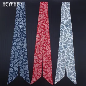 Женская сумка с принтом кешью в стиле хип-хоп в европейском стиле, тонкая маленькая сумка, саржевый шелковый шарф, ленточный шарф с ручкой для волос