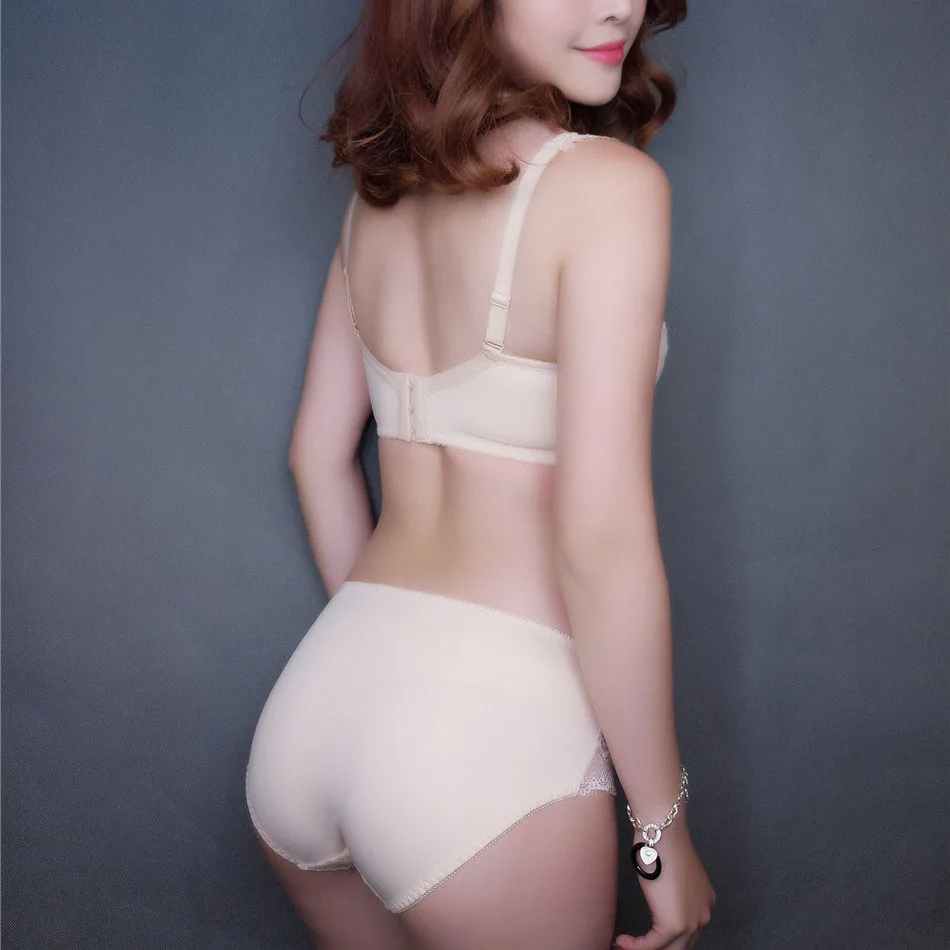 Женский кружевной комплект нижнего белья с чашкой пуш-ап 3/4 | Женская одежда