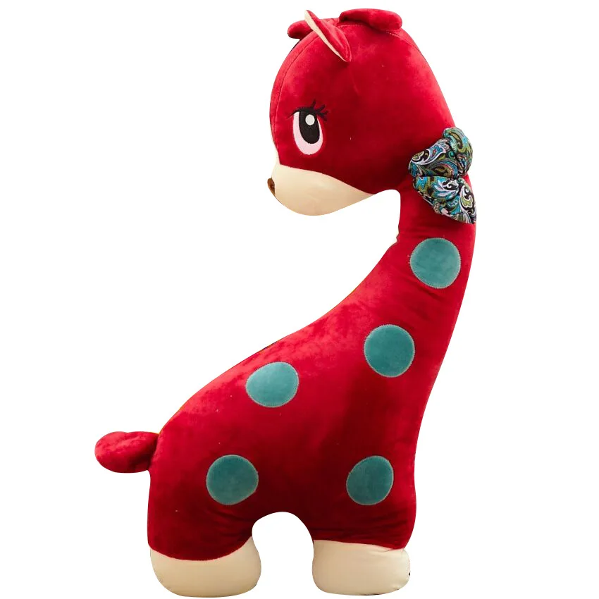

Dorimytrader Lovely Soft Animal Giraffe Plush Toy Giant Cartoon Deer Doll Pillow for Children Gift 39inch 100cm DY60986