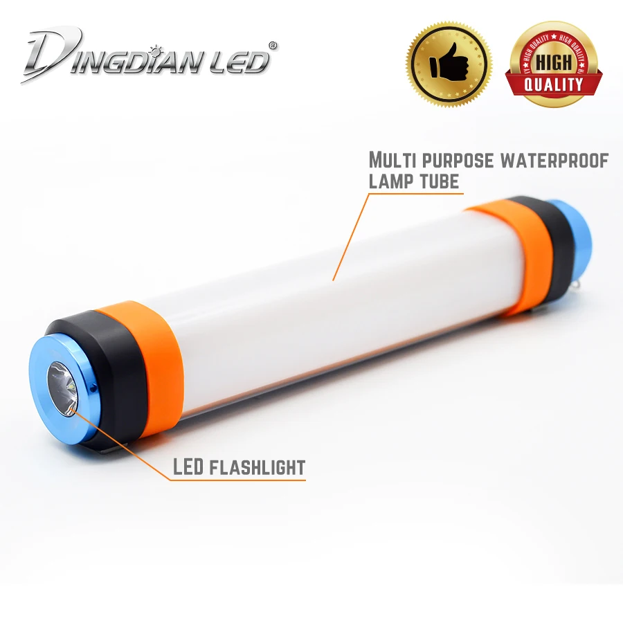 DINGDIAN USB Перезаряжаемый флэш светильник водонепроницаемый фонарь портативные