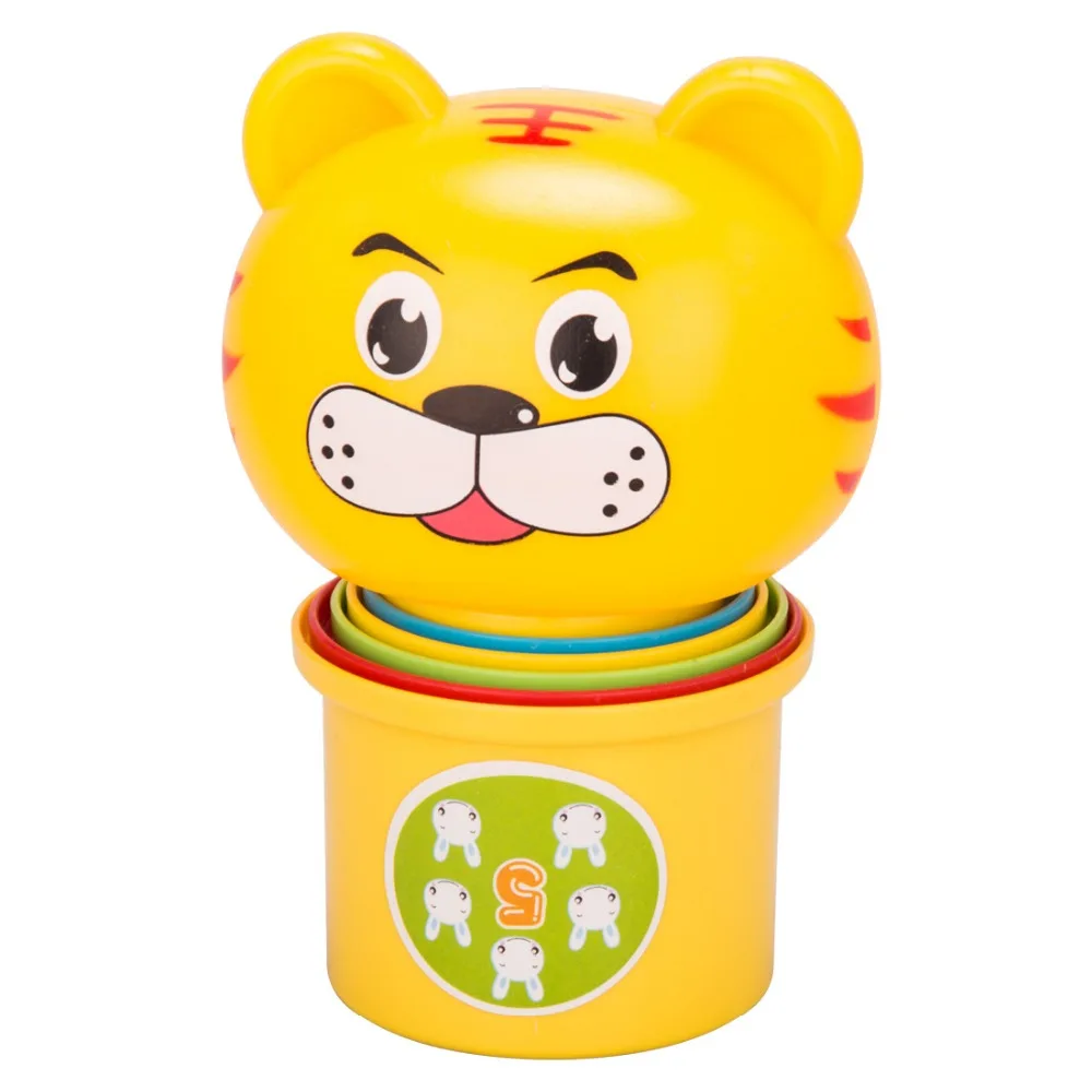 Детская игрушка веселье Сделай Сам красочные сложенные чашечки милые