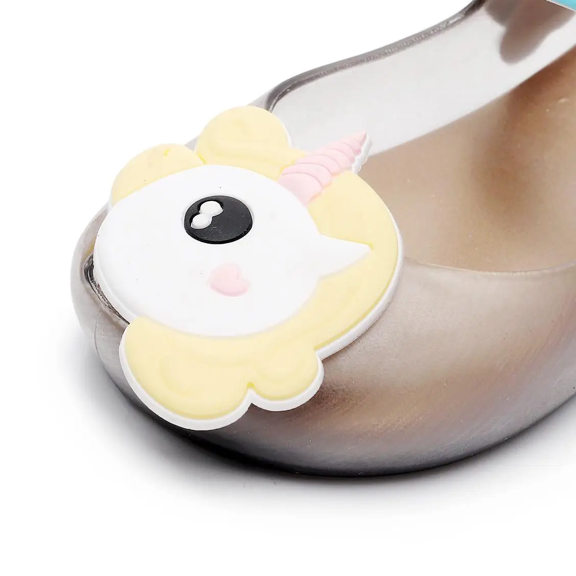 JABASIC Kawaii/прозрачные сандалии для маленьких девочек коллекция 2018 года Летние
