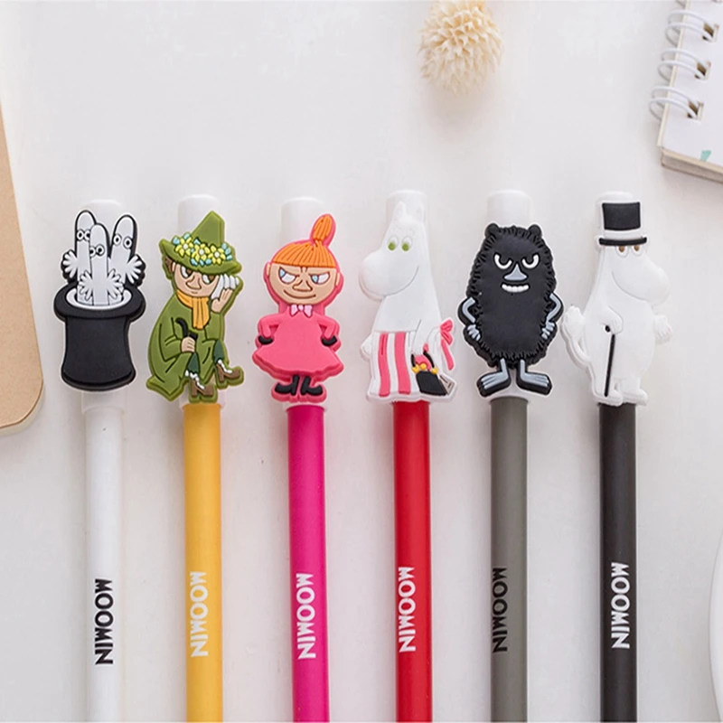 Поцелуй Buty Kawaii Муми стираемую ручка синяя чернил Магия гелевая 0 5 мм Школа Офис