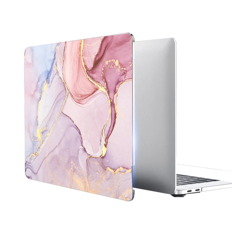 MTT мраморный чехол для Macbook Air Pro retina 11 12 13 15 16 дюймов, чехол для ноутбука mac book Pro 13,3 15,4 с сенсорной панелью