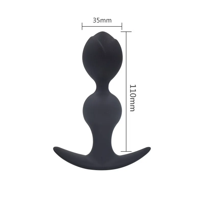 Unisex Silicone Butt Plug Anal Sex Toys Man Women Gay Waterproof Beads Adult Products Prostate Massager Anus | Красота и здоровье