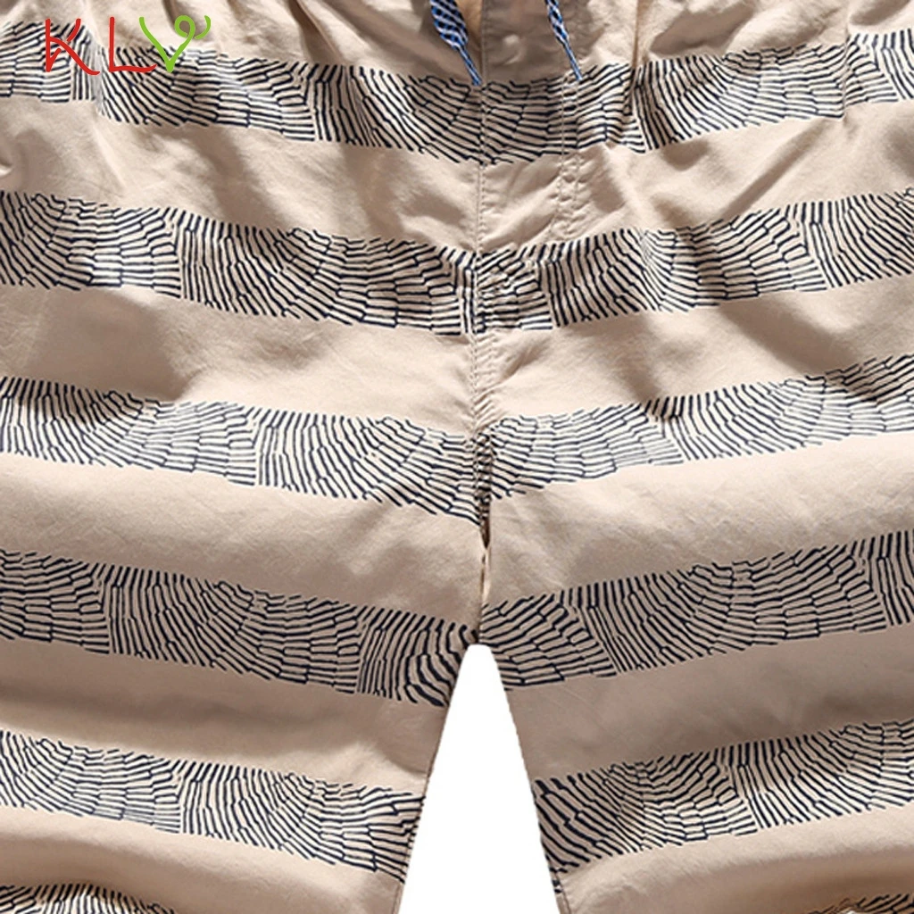 

Shorts Mens Summer Sports Beach Striped Casual Slim Fit Bodybuilding Pants Man Fitness Pantalones Hombre Cortos Modis 2019 19A1