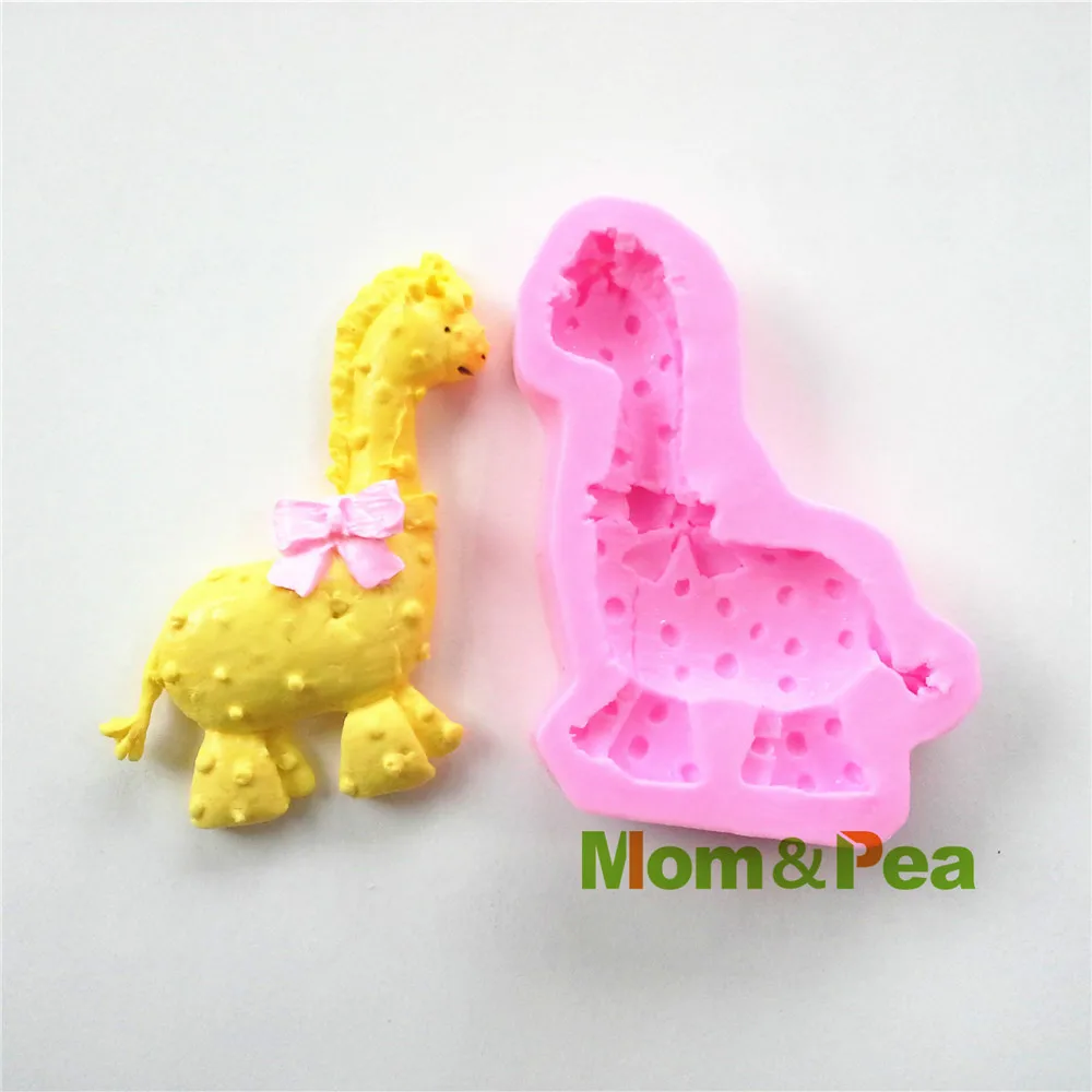 Силиконовая форма для мыла в форме жирафа Mom & Pea 0495 г.|silicone mould|fondant cakecake 3d |