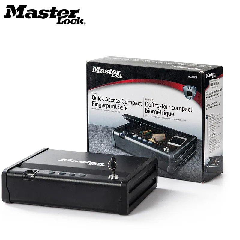 Master Lock отпечатков пальцев сейфы электронные Компактные Весы ящик Сейф с