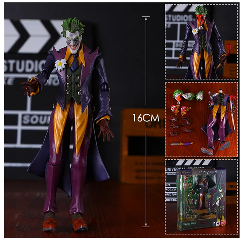16 см DC Injustice League Бэтмен клоун экшн фигурка Статуэтка из ПВХ передвижные суставы