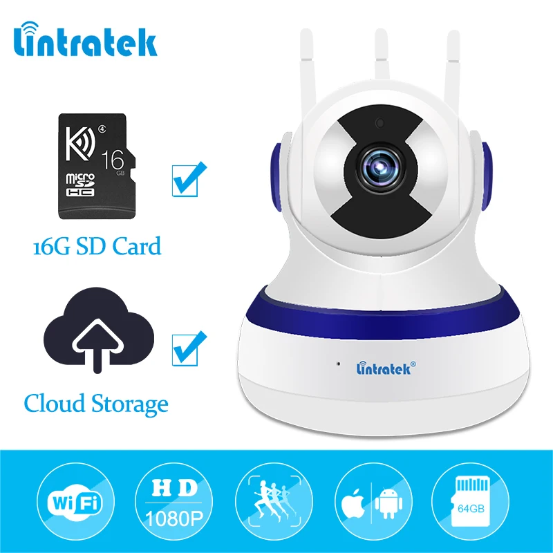 Ip-камера наблюдения wifi 1080P HD Беспроводная Wi-Fi Домашняя безопасность Мини CCTV