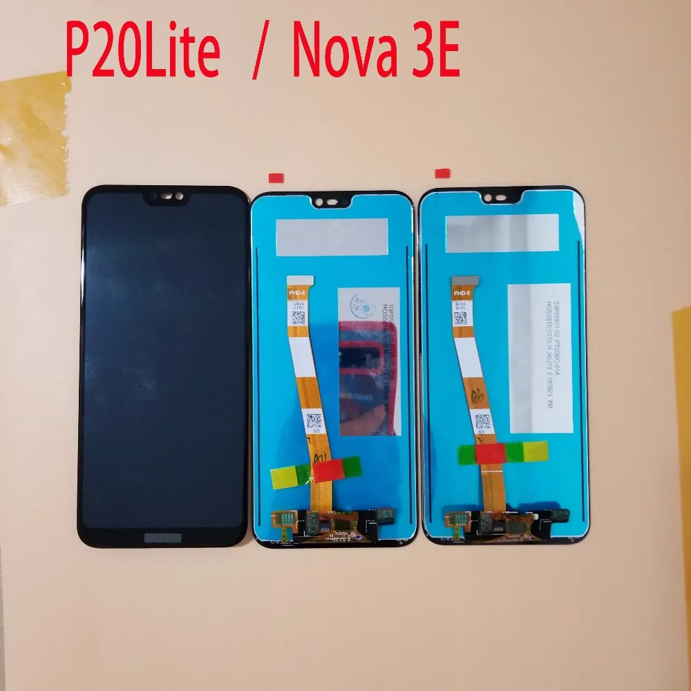 Новый 5 84 &quotдля huawei P20 Lite ANE LX1 LX3 Nova 3E ЖК дисплей Дисплей Сенсорный экран планшета в