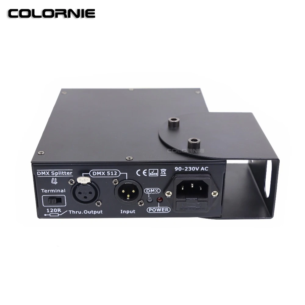 4CH DMX сплиттер DMX512 светильник сценический светильник s DMX усилитель сигнала DMX512 сплиттер 4way DMX Дистрибьютор