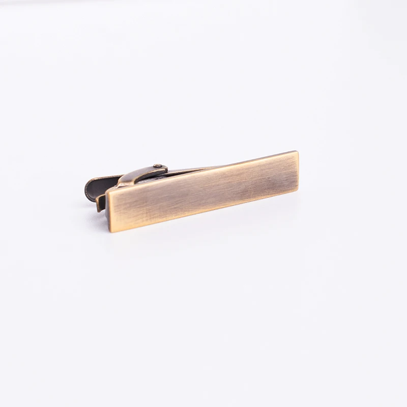 

Classic Matte Tie Bar Men Jewelry Simple Brushed Smooth High Quality Tie Clip Clasp Copper Tie Pin Gifts