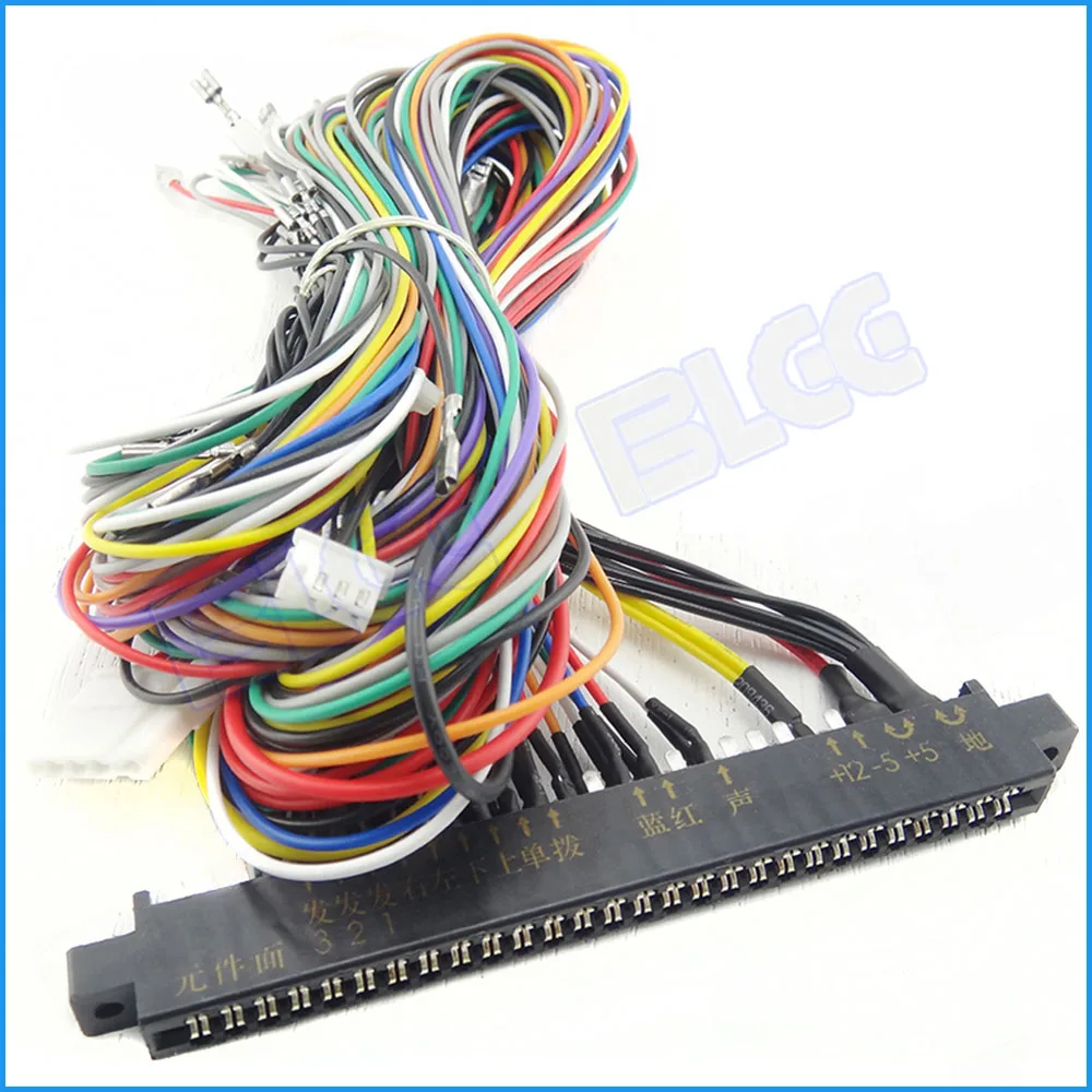 5 шт./лот 28pin Jamma жгут проводов с 6 кнопками действия для Multi Arcade игр аксессуары