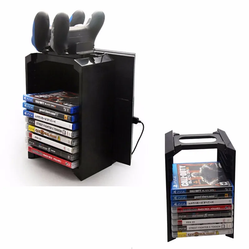 Многофункциональная док-станция для хранения дисков с зарядным устройством и