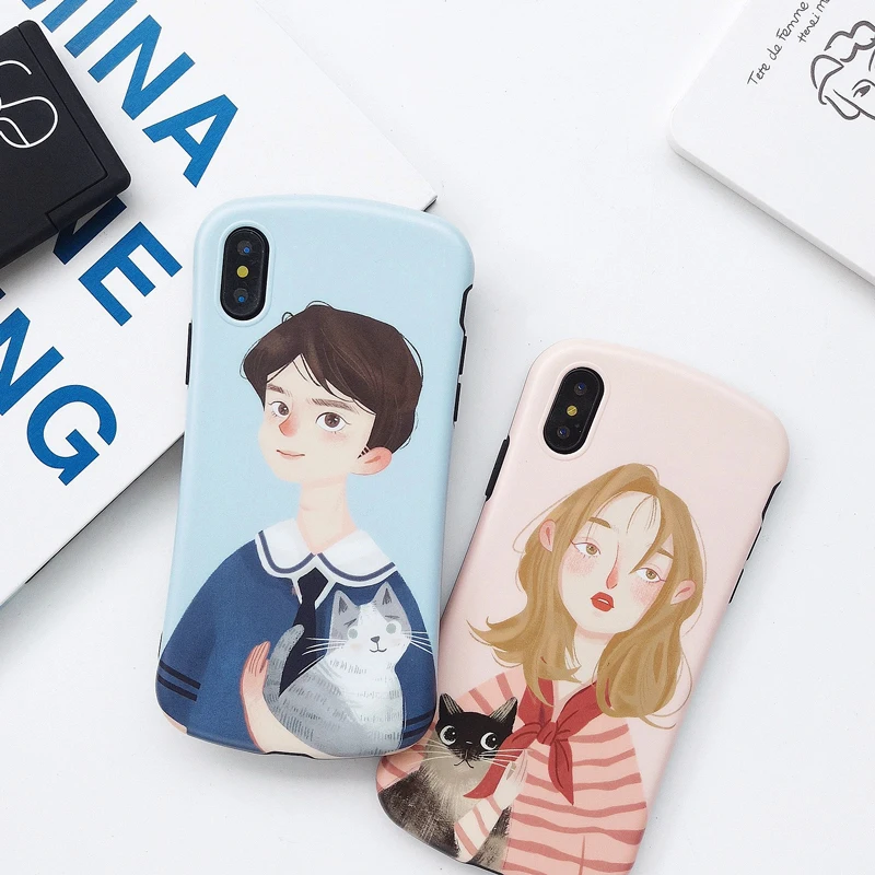 Силиконовый чехол для apple Розовый Модный милый мобильного телефона с кошкой iphone XR