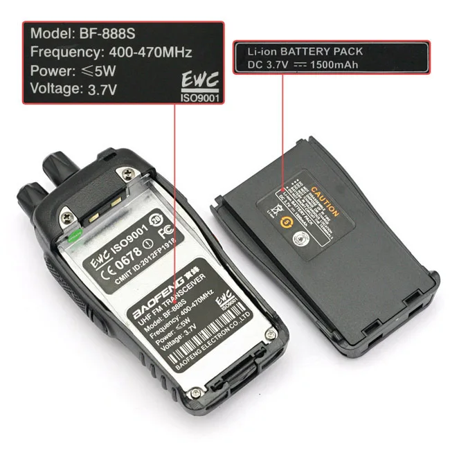 20x Baofeng UHF 400 470MHz 5W 16CH DCS/CTCSS двухсторонний Ham ручной радиоприемопередатчик Walkie Talkie