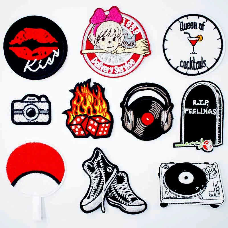 Магическая девушка коктейль пришить одежду ремонт одежды tab знак штамп чтобы