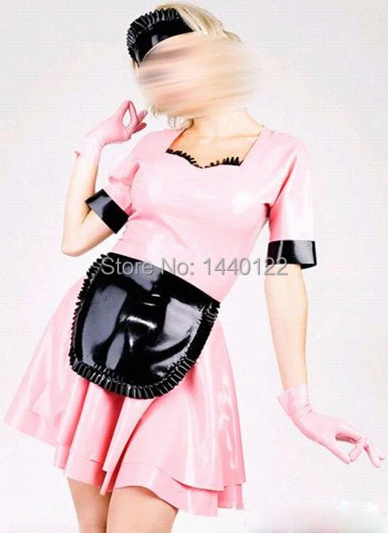 Комплект из латексной резины розовое платье для девочек размер плюс|vestido plus