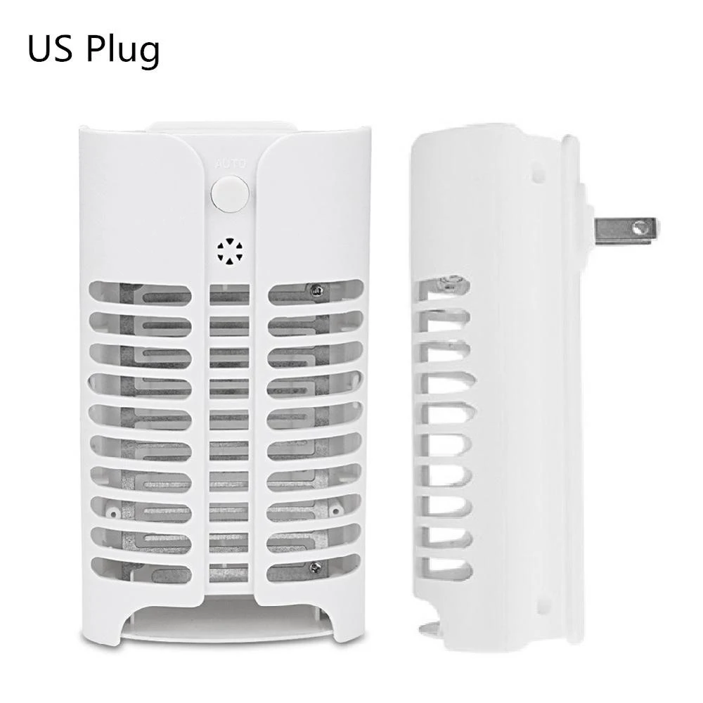 US Plug Лампы против насекомых светодиодный SBug Zapper наклейка от комаров лампа ловушка для насекомых Убийца дом гостиная борьба с вредителями ЕС США штекер - Цвет: US Plug