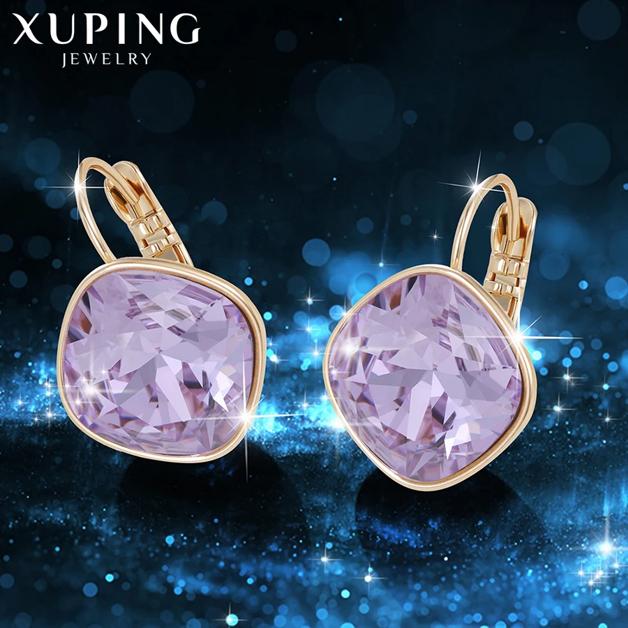 Xuping серьги-кольца ювелирные изделия Кристаллы от Swarovski вечерние темперамент День матери подарок для женщин девочек M76 \ M77-20373