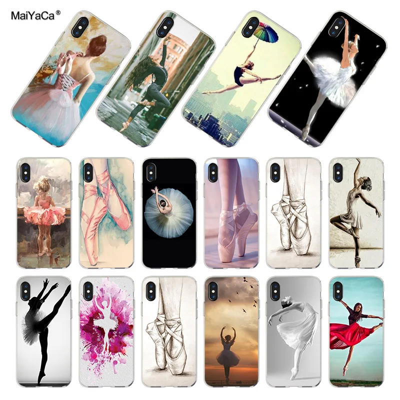 Для iphone 12 7 6 X XR XS MAX чехол балетки балетом и танцами для девочек девушка обувь