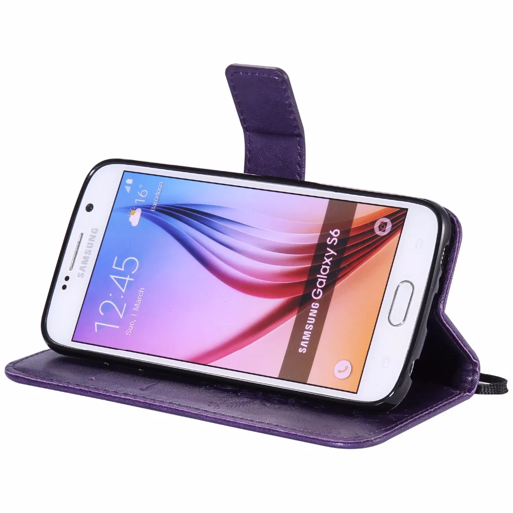 ARYIKUM роскошный силиконовый чехол для Samsung Galaxy S6 G920 G920f SM-G920f чехлы-бумажники Sansung S 6