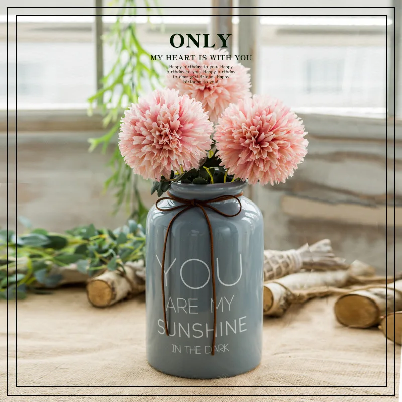 Искусственные сухие цветы для осени украшение дома осенняя бумага Шелковый