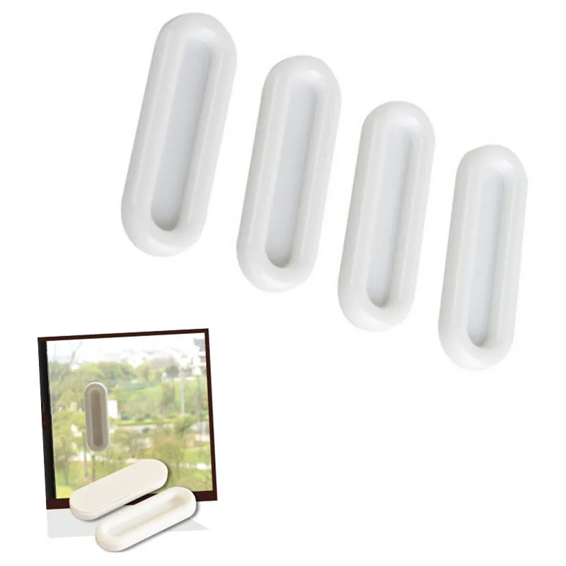 4Pcs Multi-purpose Door and Window Strong Adhesive Auxiliary Handle Self-Stick Instant Cabinet Drawer Mini Handle