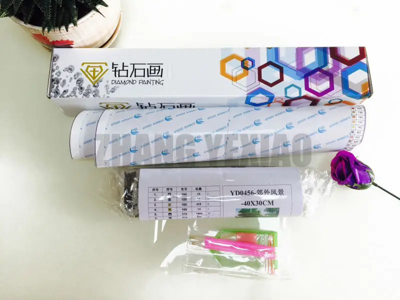 Рукоделие DIY картина вышитая бисером комплекты полный смолы круглый бриллиант