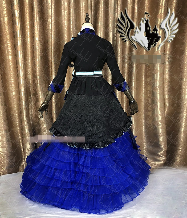Ciel Black Butler Аниме Косплей Phantomhive Костюм ciel синий павлин иллюстрация версия hwlloween