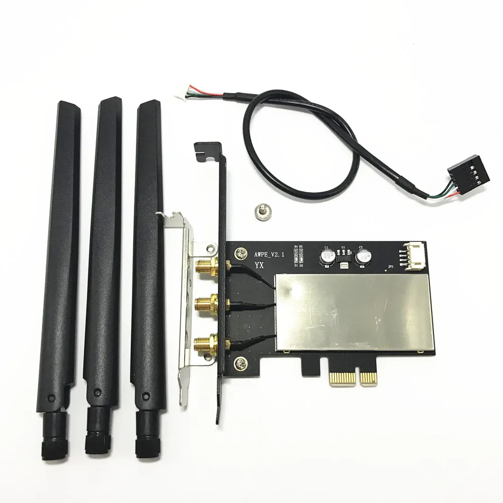 Сетевая карта Broadcom BCM943602CS 867 Мбит/с два диапазона 802.11ac PCI-E 1X Wi-Fi адаптер PCi Express