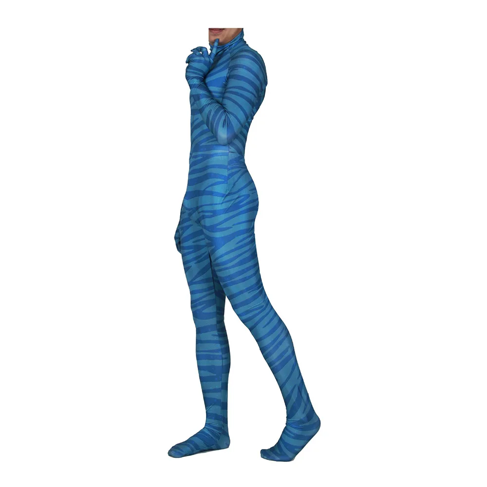 Детский костюм для косплея из мультфильма Аватар 2 милый Zentai вечеринок |