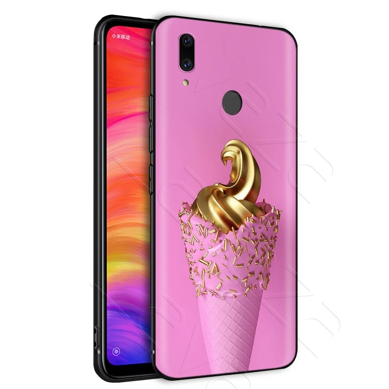 Десерт Мороженое еда красочный чехол для Xiaomi Redmi Note 8 9 S K30 Pro MI MAX 3 6 SE A1 A2 A3 10 Lite Plus 8A F1
