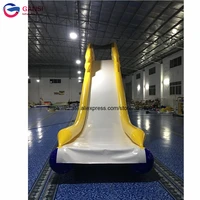 4m height factory price yacht slide with free pumpadult inflatable water yacht slide for sea