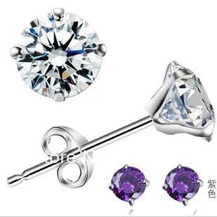 2013 fashion stud earring for women . 925silver with high class crystal elegant and simple style | Украшения и аксессуары