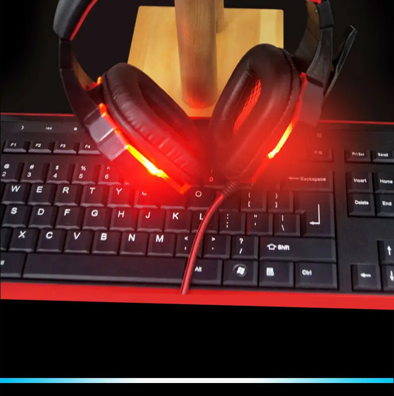 PLEXTONE PC780 Проводные Игровые наушники, геймерская гарнитура, стереозвук с микрофоном, светодиодный аудиокабель для ПК, геймера, компьютера