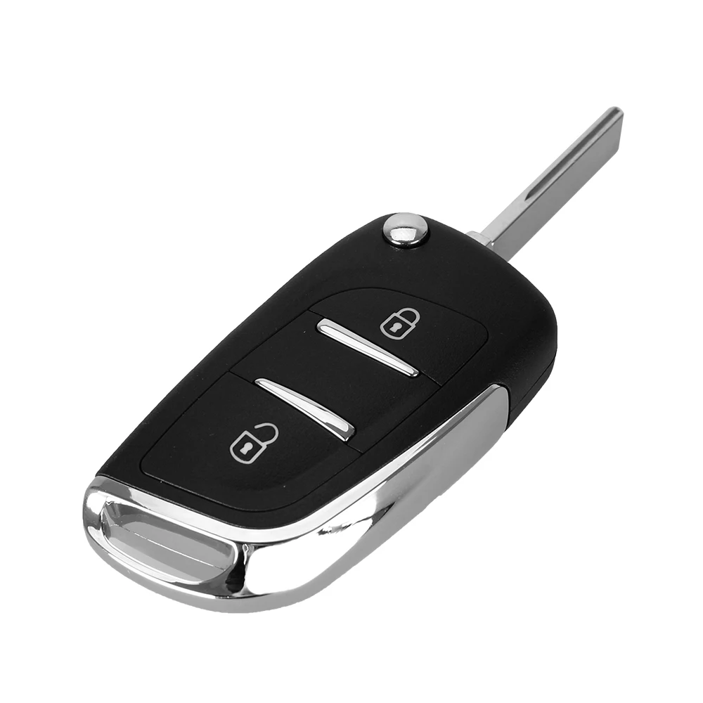Dandkey 2 кнопочный откидной складной чехол для автомобильного ключа Citroen C2 C3 C4 C5 C6 C8