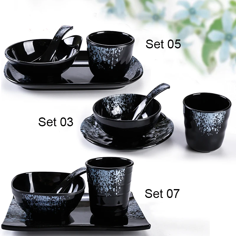 Набор посуды из меламина набор искусственного фарфора для ресторанов и