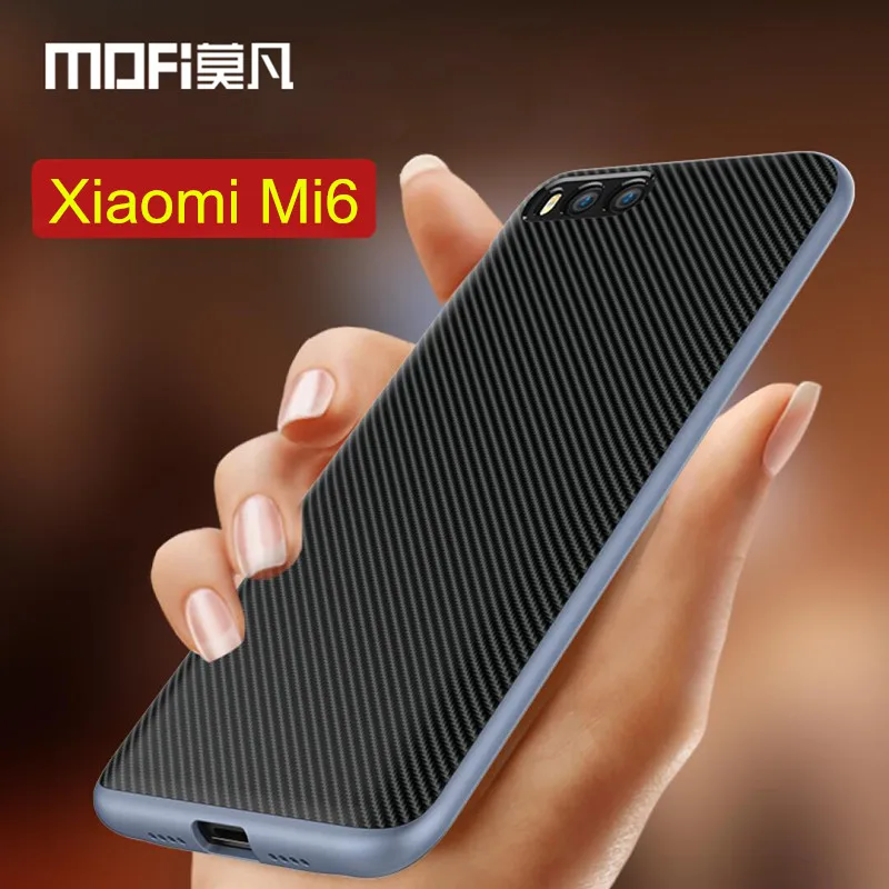 Xiaomi mi 6 чехол xiaomi mi6 Силикон + PC задняя крышка аксессуары для защиты телефона