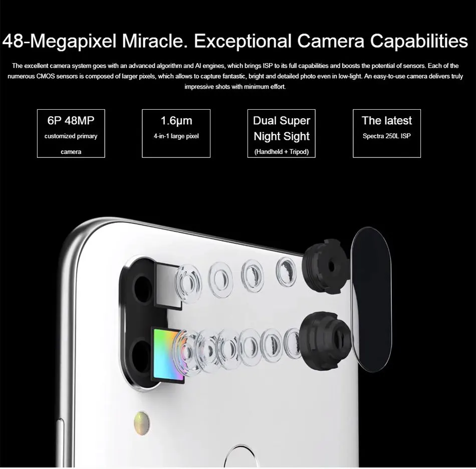 Meizu Note 9, 4G LTE мобильный телефон, 6,2 дюймов, 4 ГБ, 64 ПЗУ, Snapdragon 675, Android 9,0, полноэкранный телефон, 4000 МП, мАч, телефон
