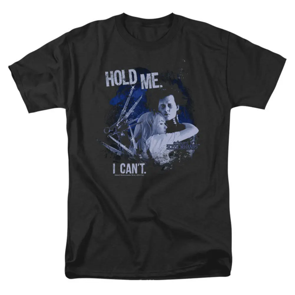 Мужская футболка Edward Scissorhands Hold Me XX Large Black Rockabiliasummer хит продаж новая с
