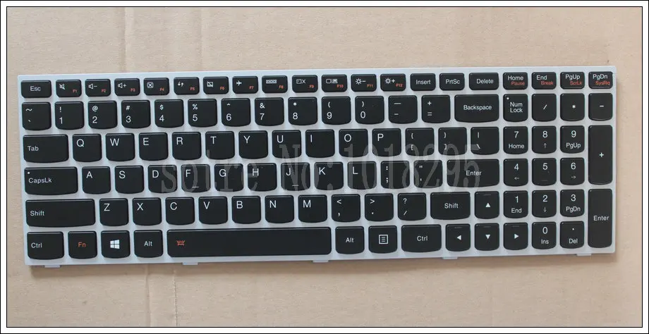 Новая клавиатура для ноутбука LENOVO 500-15 500-15yle 500-15ISK 80K4 с подсветкой и английской