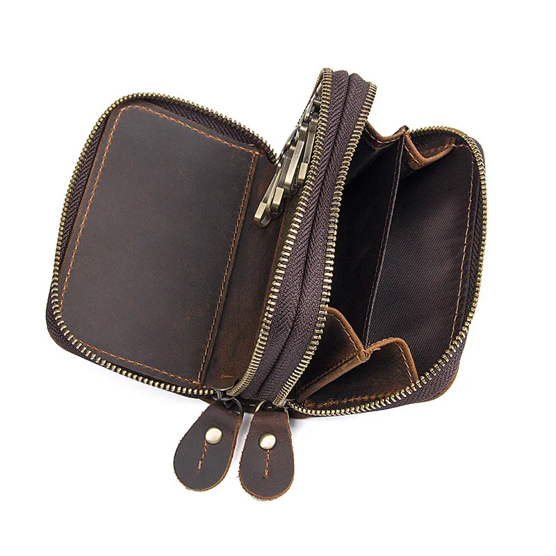 Кошелек Nesitu мужской винтажный из натуральной кожи|men wallets|wallet coinpurse genuine leather |