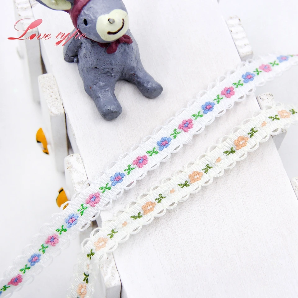 5rard/Lot Folk Custom Polyester Cotton Material Lace Ribbon For Home Decoration Accessories DIY Sewing Wedding Handmade Supplies | Дом и сад