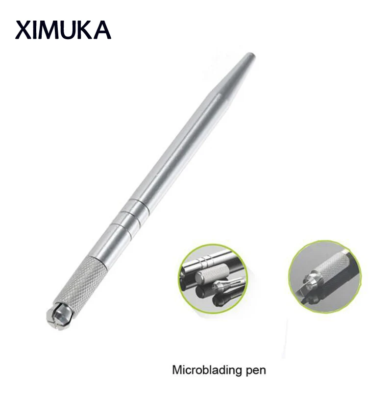 Ручная ручка для макияжа Перманентный макияж тату бровей губ с клипсой микроиглы