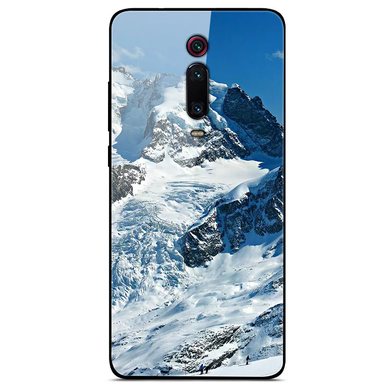 6,3" для Xiaomi mi 9T Pro Чехол mi 9T Pro роскошный стеклянный чехол-накладка для Xiaomi mi 9T Pro Чехол mi 9TPro TPU рамка красный mi K20 чехол - Color: as photo 21