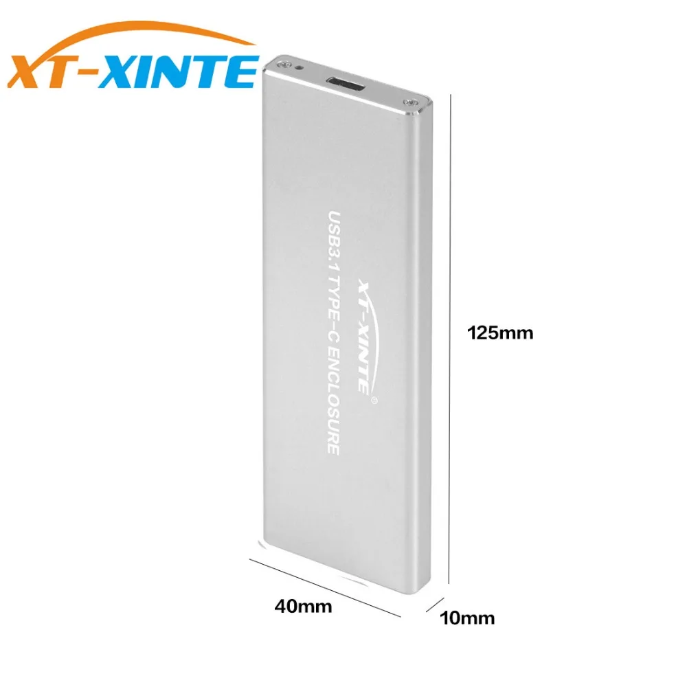 XT XINTE для NVMe PCIE USB3.1 HDD корпус M.2 к USB Type C 3 1 M ключ SSD жесткого диска внешняя Мобильная