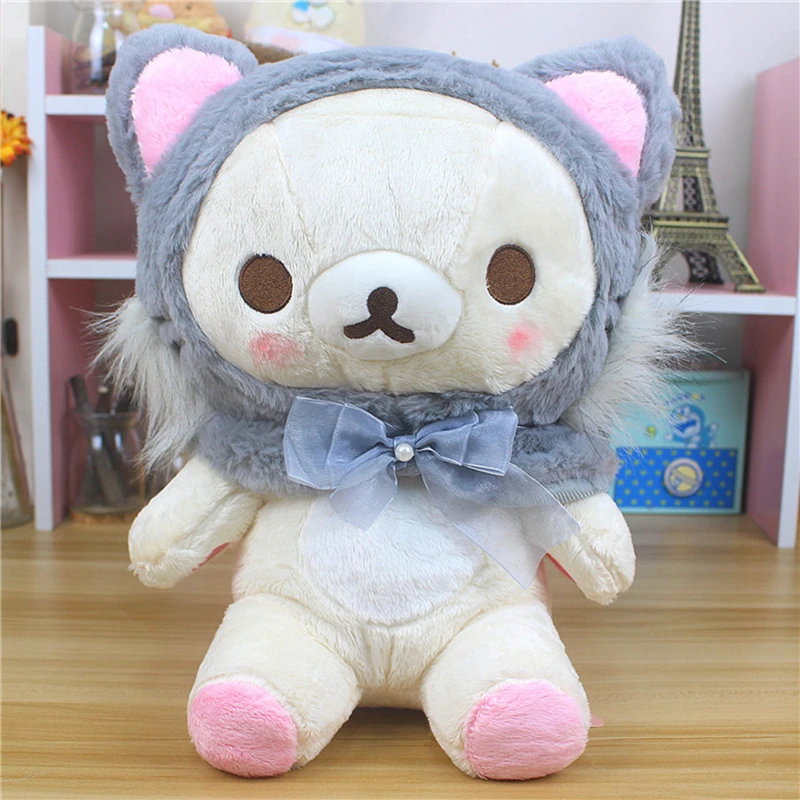 Кот rilakkuma мягкая игрушка плюшиес